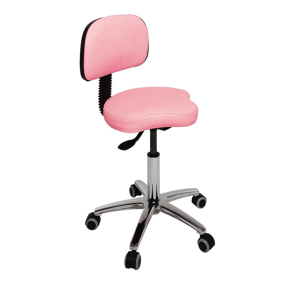 Tabouret bicyclette Ecopostural base aluminium avec dossier