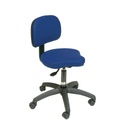 Tabouret bicyclette Ecopostural base noire avec dossier