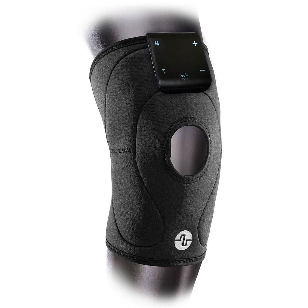 Genouillère chauffante d'électrostimulation Compex anti-douleur