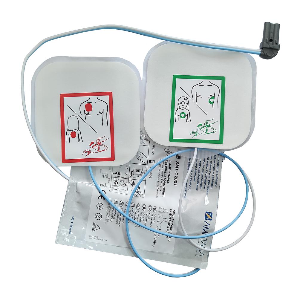 Vooraf aangesloten wegwerpelektrode voor Smarty Saver-defibrillator