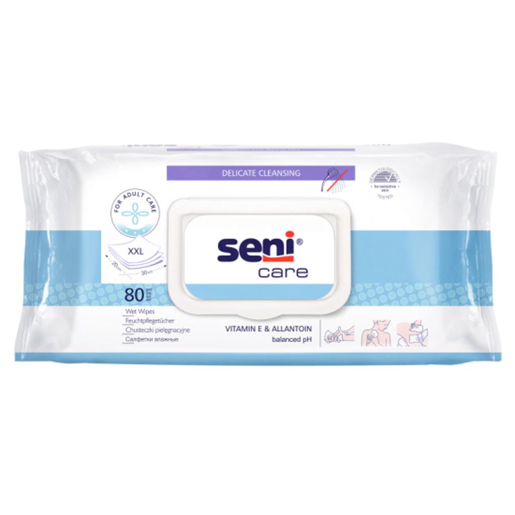 Seni Care lingette avec vitamine E et allantoïne