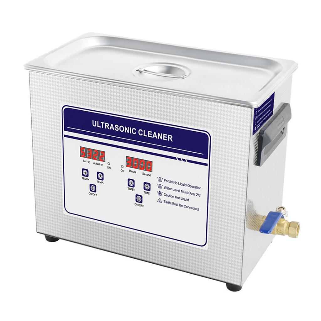 Nettoyeur à ultrasons digital avec évacuation - 6,5 litres