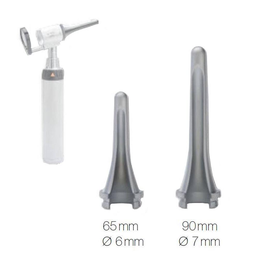 Spéculum vétérinaire fendu en métal pour Otoscope HEINE G100