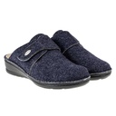 Pantoufles dame Tecnica Gaia en laine - bleu