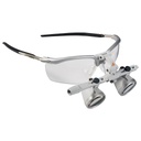 Binoculaire lupen HEINE HR 2.5x met i-View beugel op S-FRAME bril, in koffer