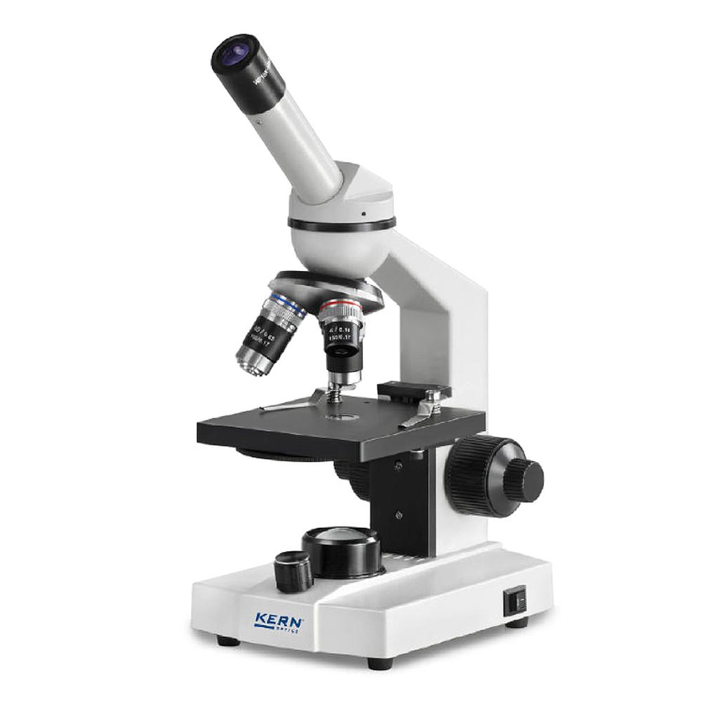 Microscope scolaire Monoculaire à lumière transmise KERN OBS-101