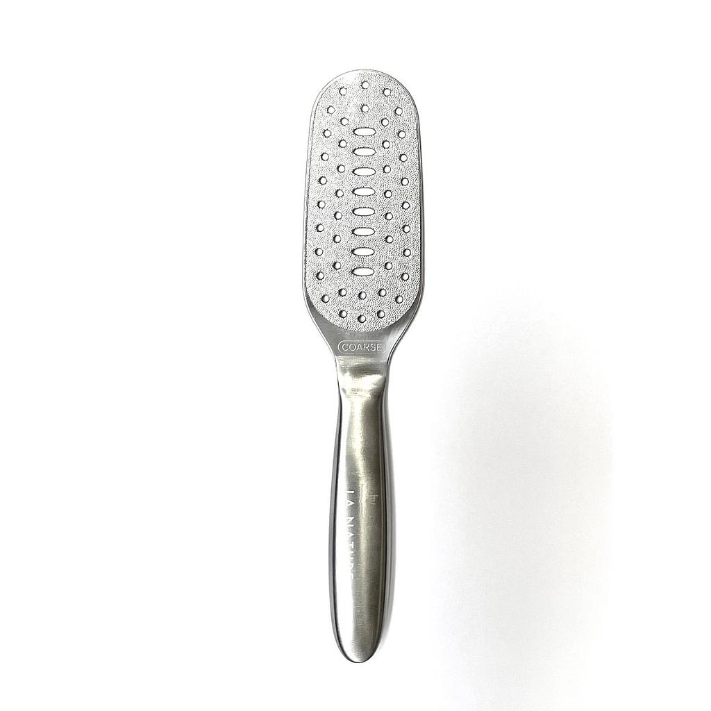 Râpe double face inox-stérilisable avec poignée ergonomique