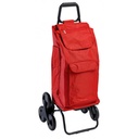 CARLUX 6-wiel trolley, zwart