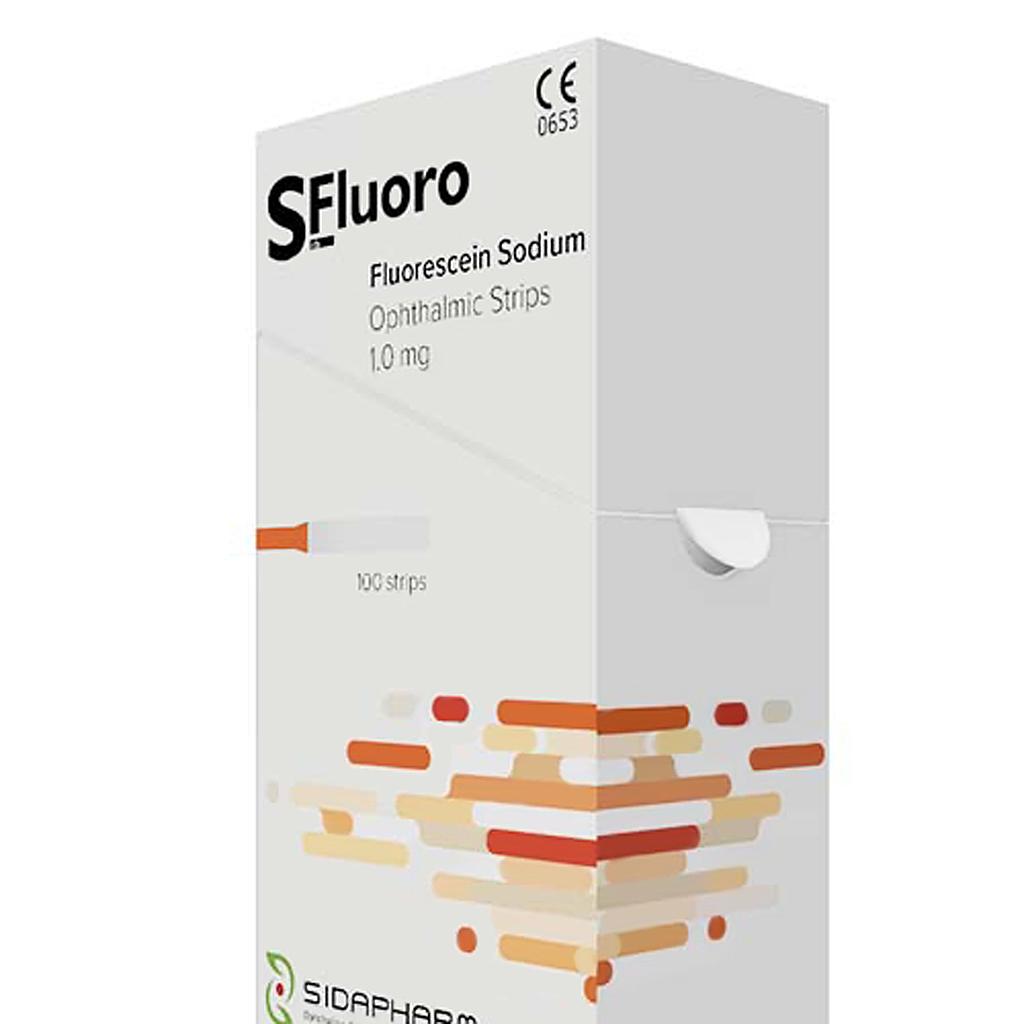Tigette de fluorescéine pour usage ophtalmique