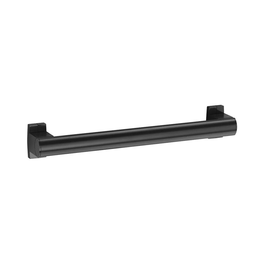 Rechte matzwarte epoxy grijpreling 40cm