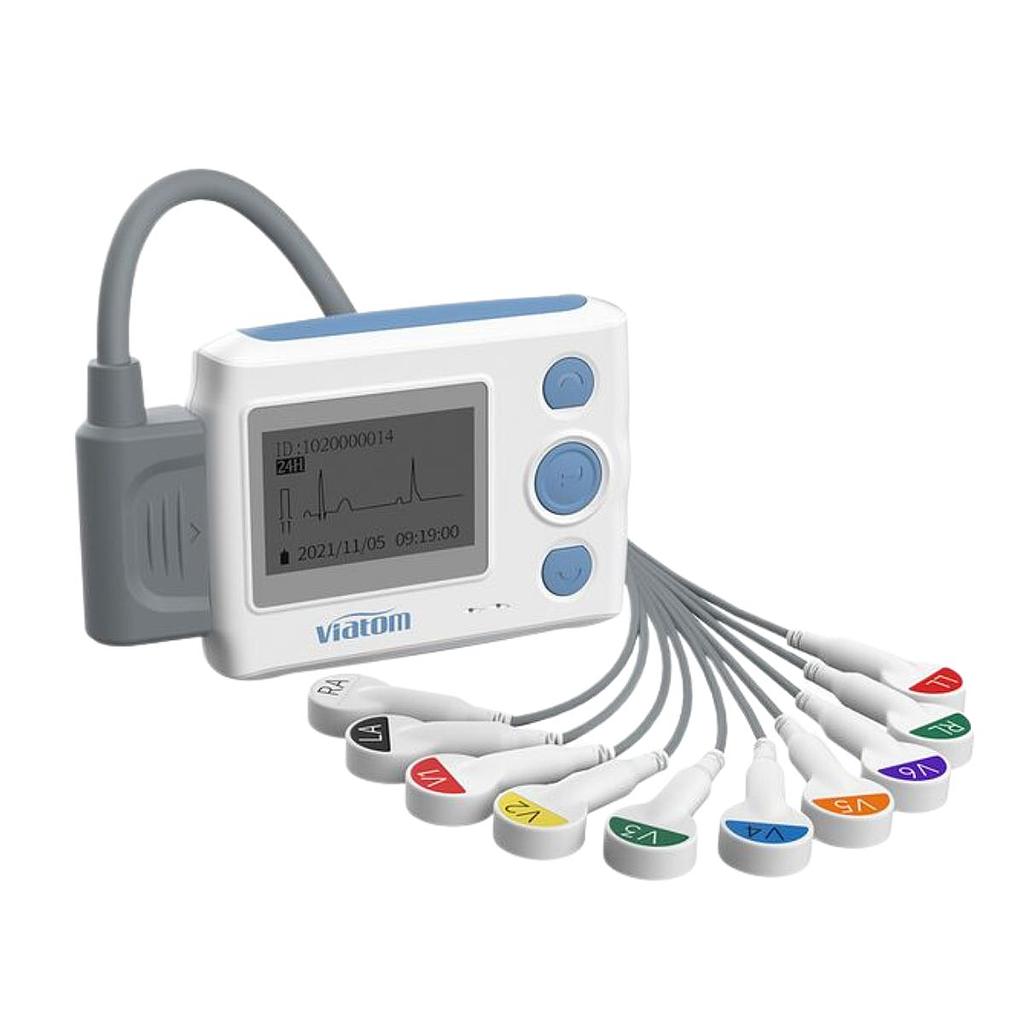 Enregistreur Holter ecg à 12 dérivations avec analyse IA