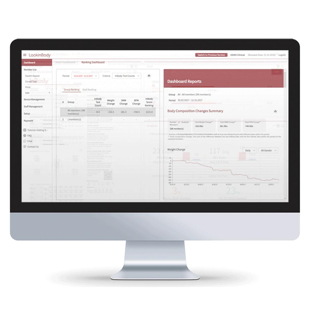 Levenslange licentie voor de software Lookin Body 120 (Software LB120)