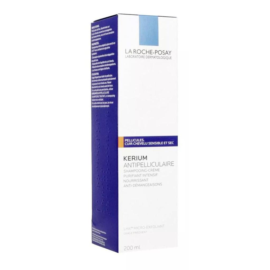 LRP KERIUM SHAMPOO CREME ANTIPELLICULAIRE PS 200ML