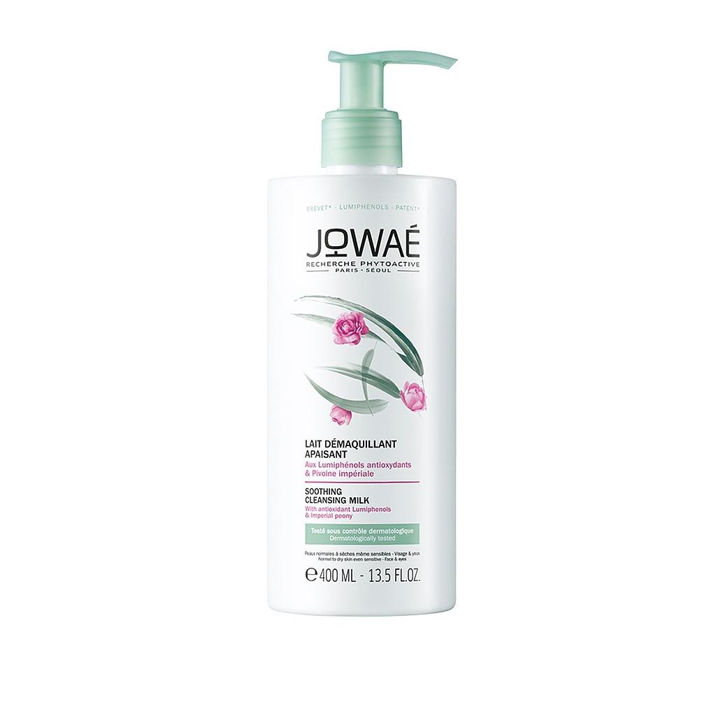 JOWAE Lait démaquillant apaisant Pivoine Officinale 400ML