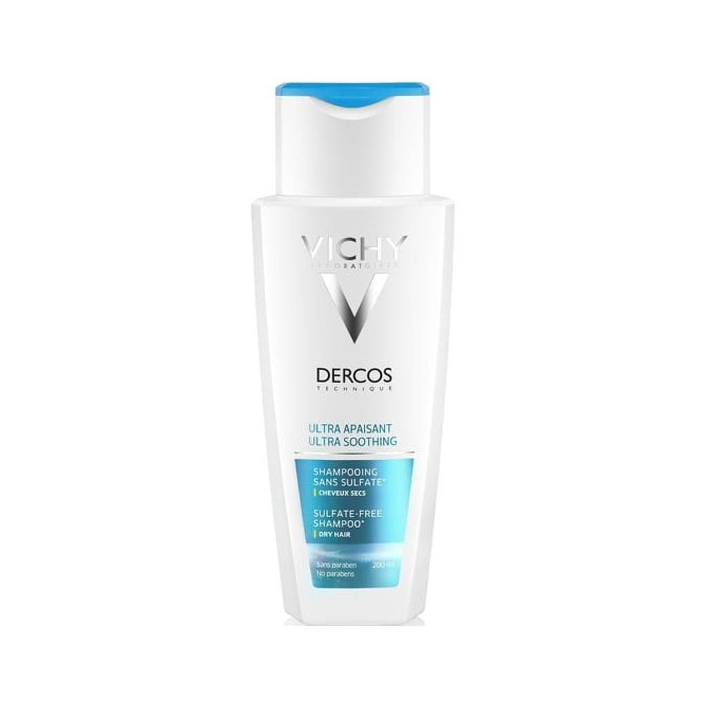 VICHY DERCOS Shampoing pour cheveux secs dermo apaisant 200ML