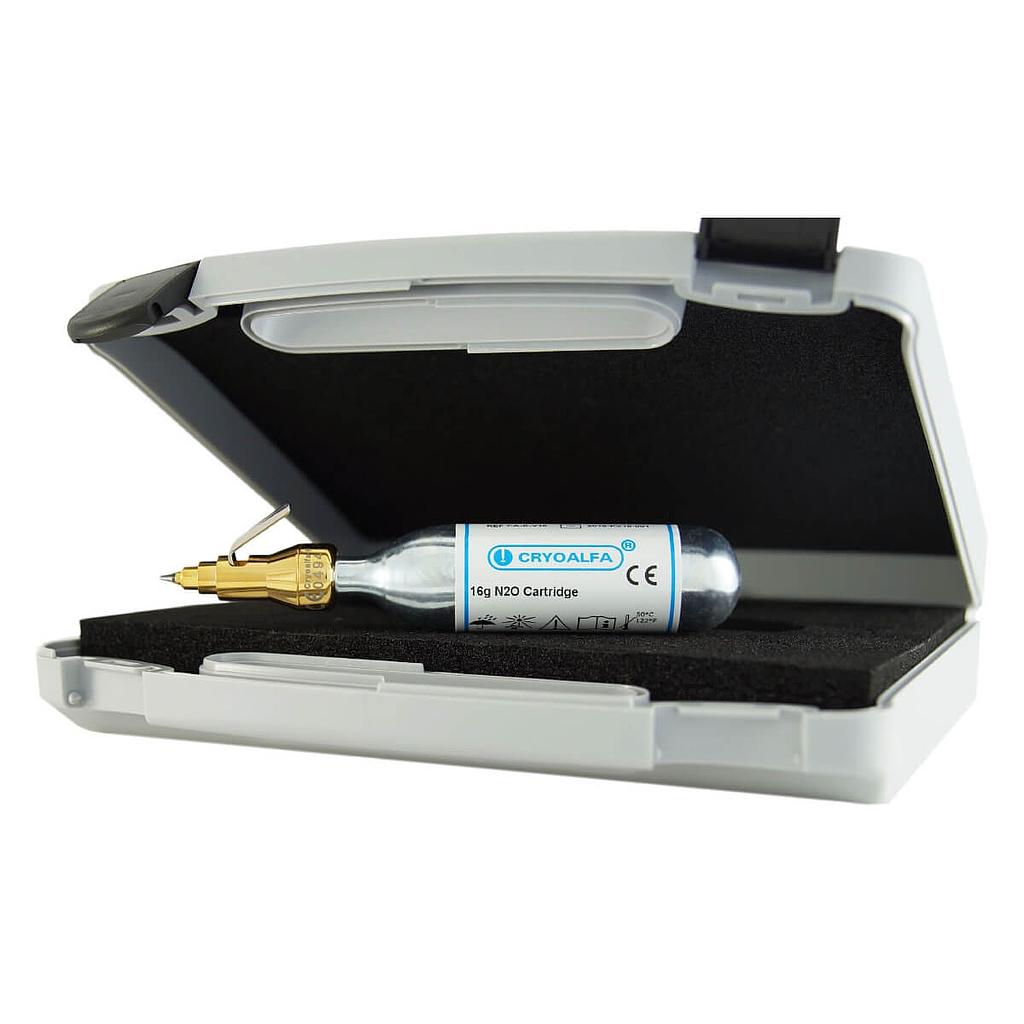 Cryoalfa Super: Valisette de transport rigide avec découpes en mousse