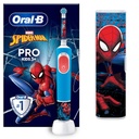 Brosse à dents électrique Oral-B Vitality Pro Kids 3+ Spiderman avec 1 recharge brossette