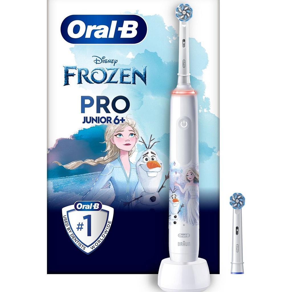Oral-B Pro3 Junior 6+ Frozen elektrische tandenborstel met 1 navulling
