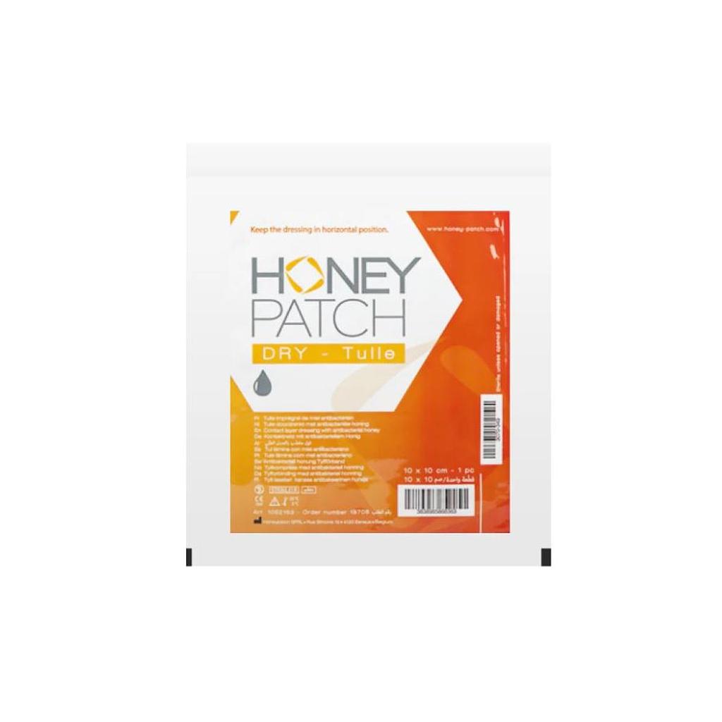 Honeypatch Dry Tulle geïmpregneerd met medische honing