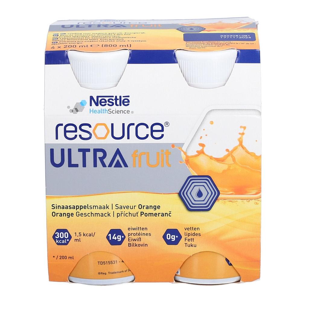 Nestlé Resource Ultra Fruit 4x200ml