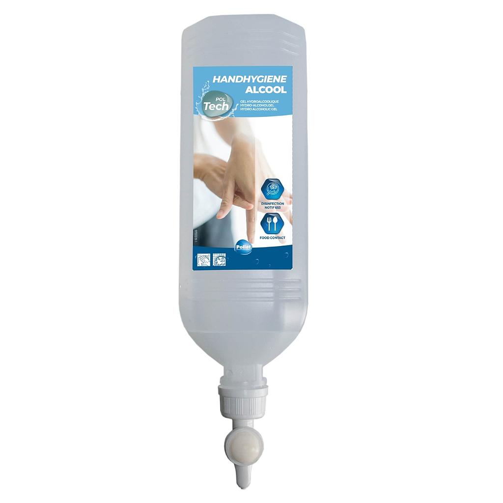 Gel Hydroalcoolique Pollet Handalcool 1L pour distributeur
