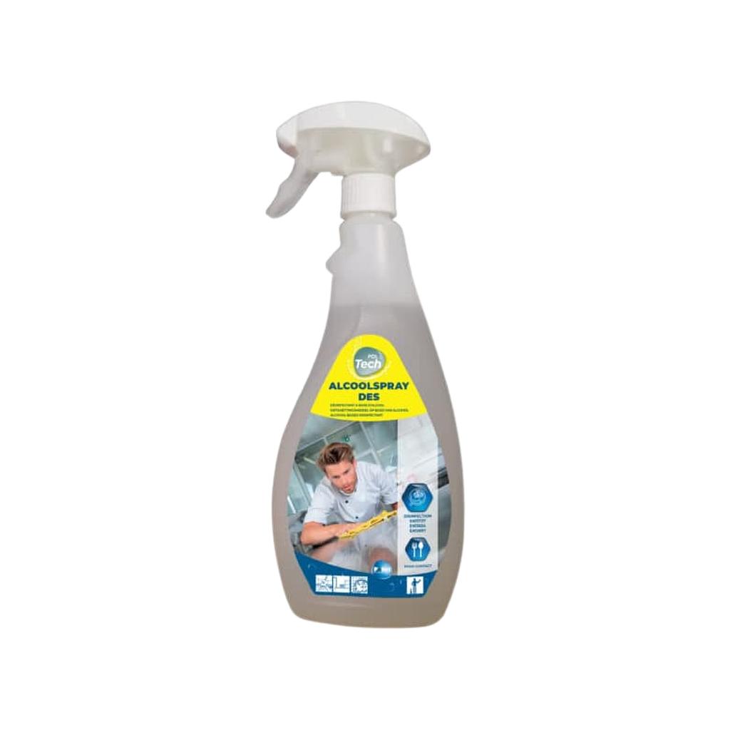 Désinfectant de surface AlcoolSpray DES Poltech 750ml