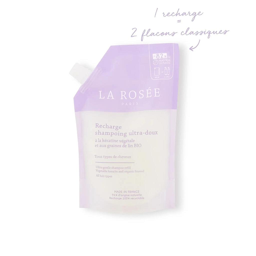 LA ROSEE SHAMPOING ULTRA DOUX KER. LIN RECH. 400ML