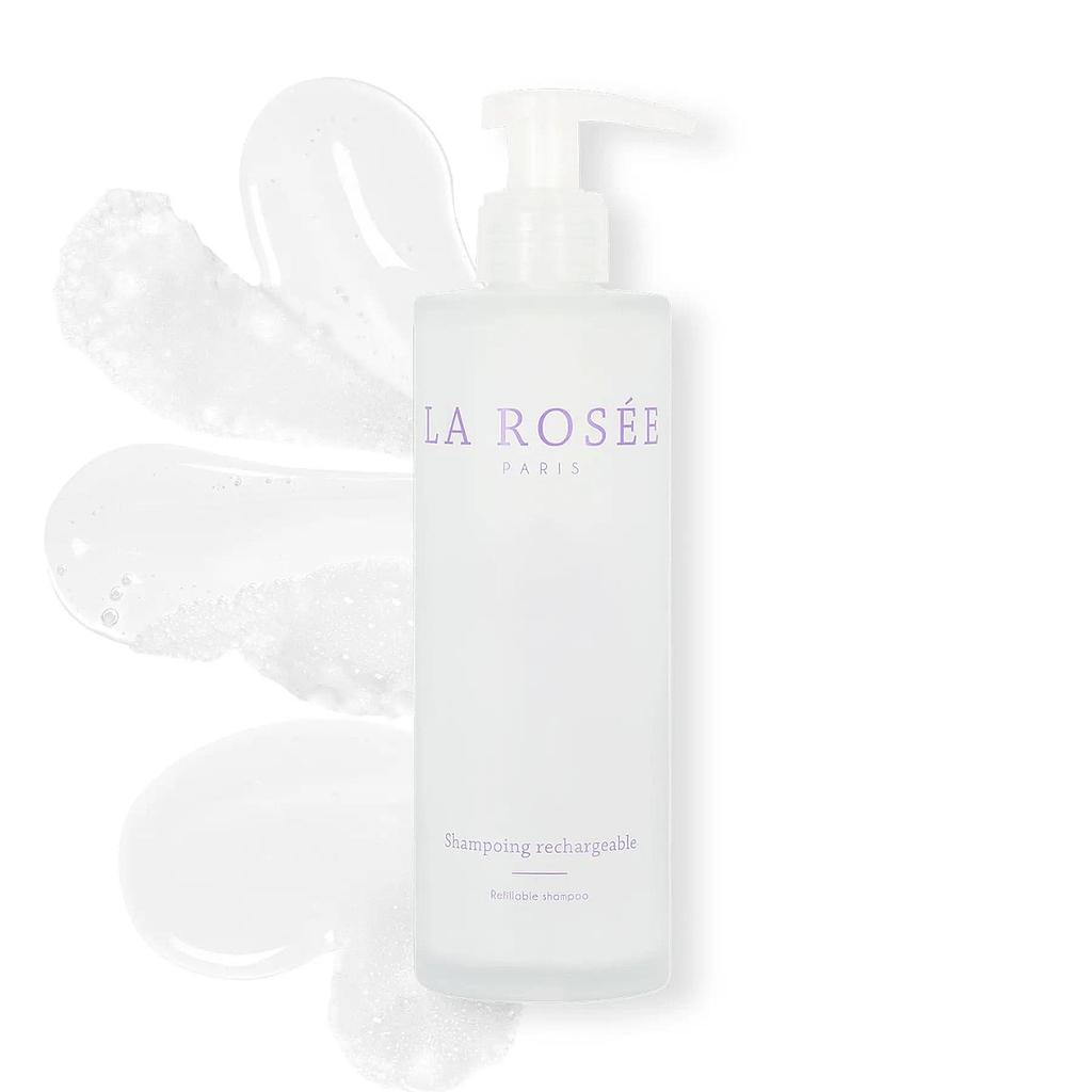 LA ROSEE Flacon de shampoing en verre 200ML