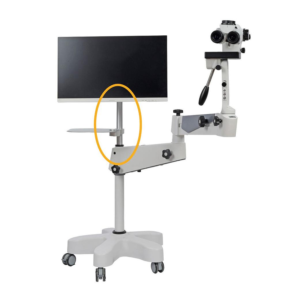 Bras pour moniteur compatible avec le colposcope ULTRA 4K