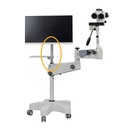 Bras pour moniteur compatible avec le colposcope ULTRA 4K