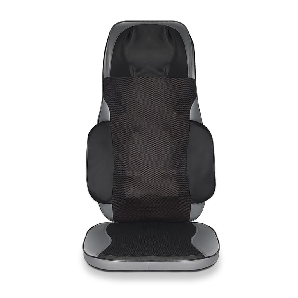 Siège de massage Shiatsu noir/gris pour le dos