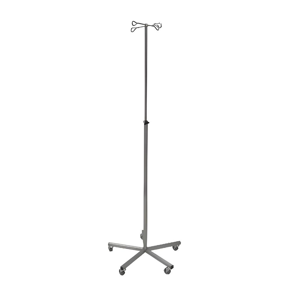 Pieds à sérum branches inox 4 crochets AGENCINOX