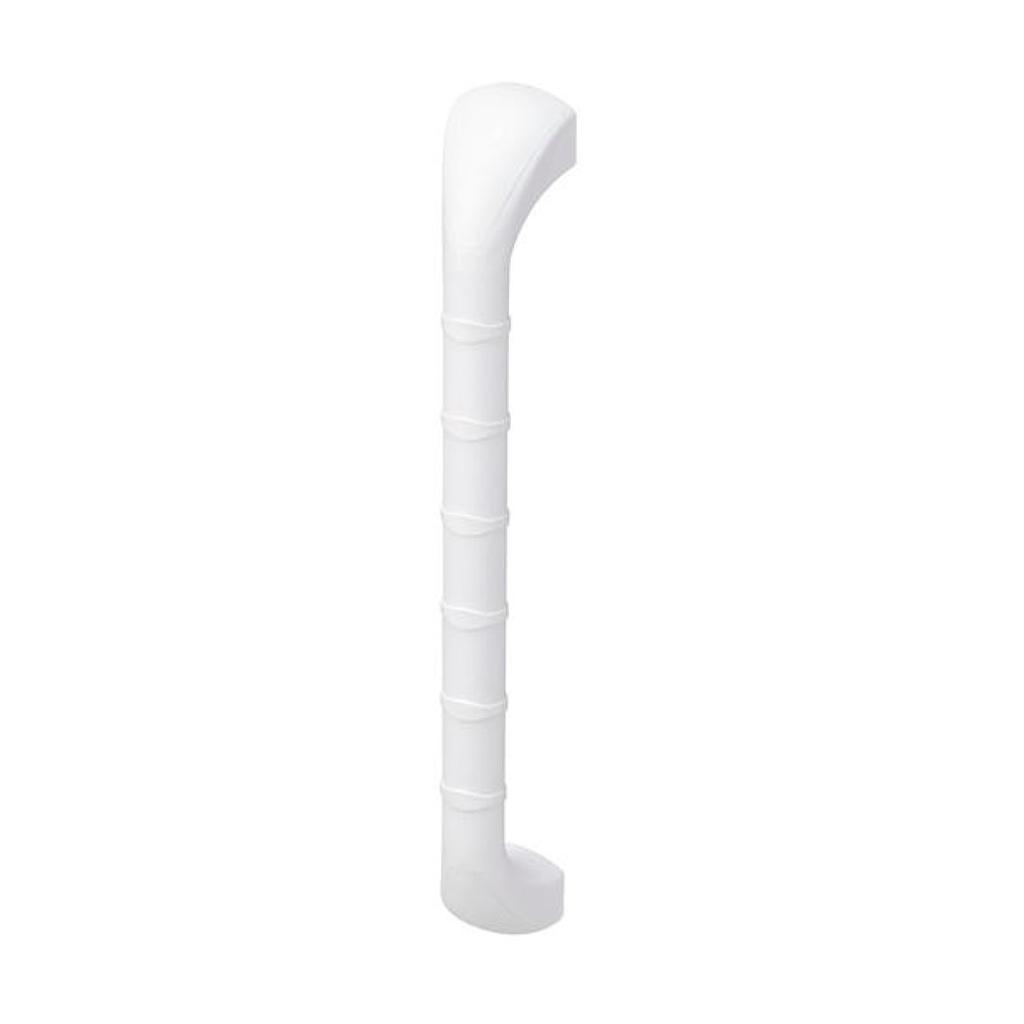Barre d'appui droite blanche antidérapante 45cm