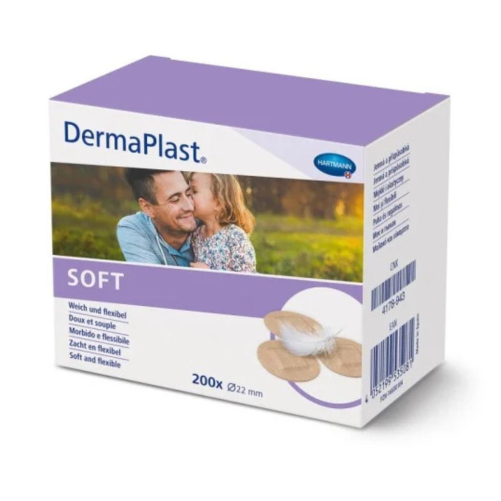 Pansements Dermaplast Soft pour injection/prélèvement  ø22mm