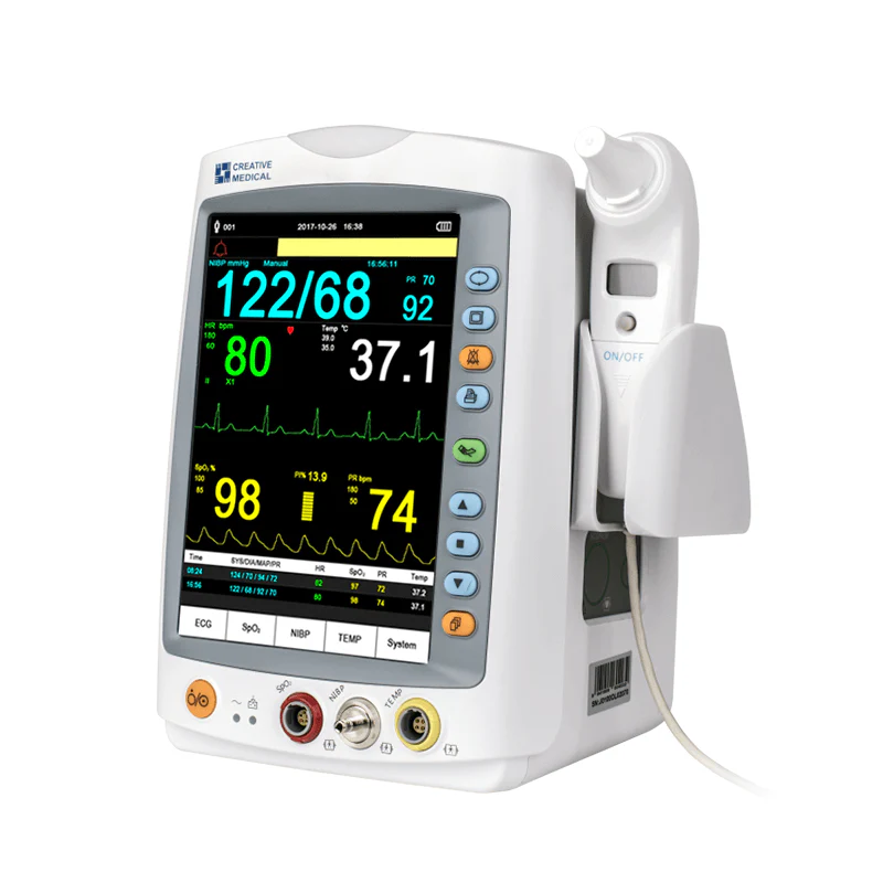 Moniteur de signes vitaux PC-900Plus écran 7‘’ LED - SpO2/PR/NIBP/TEMP/ECG