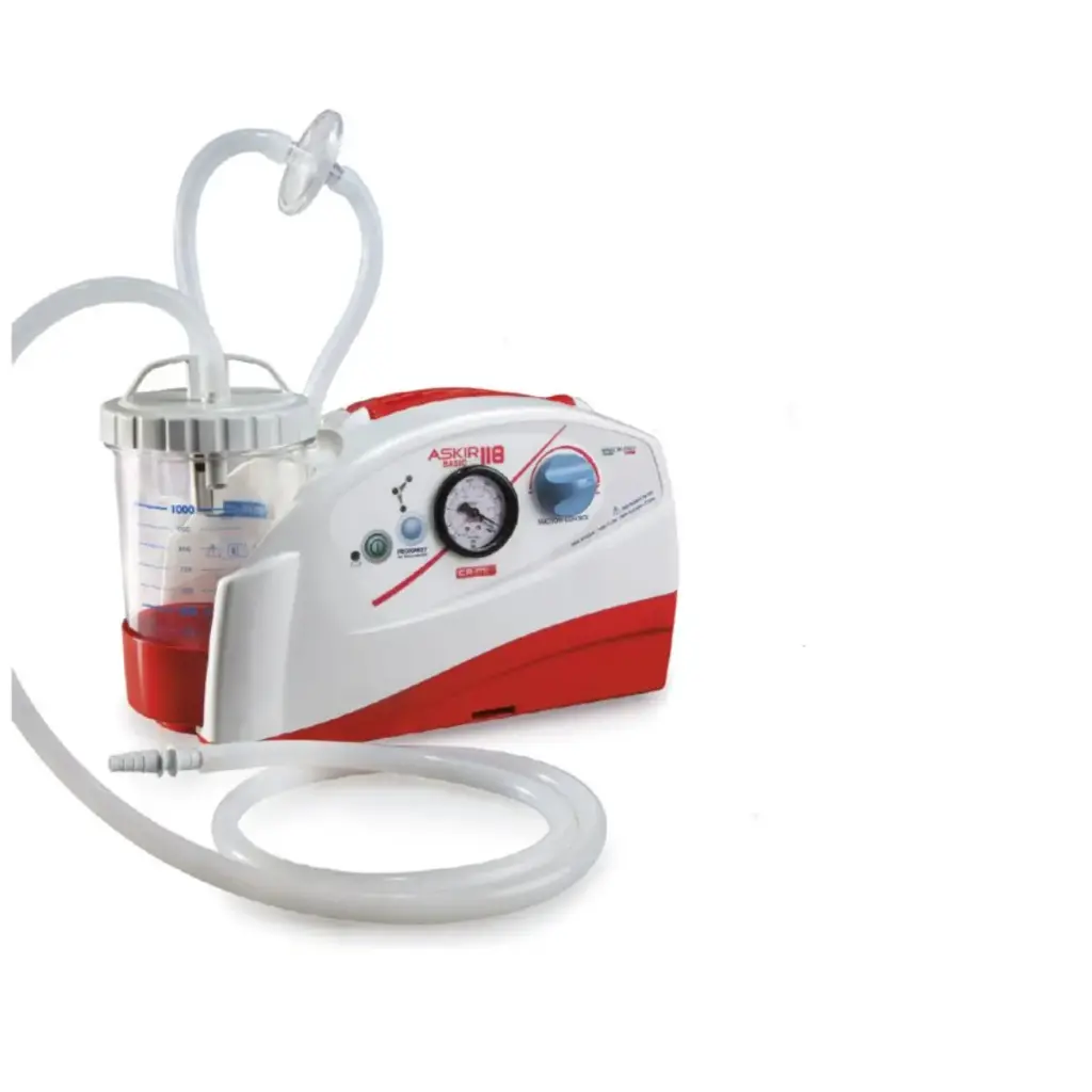 Pompe d'aspiration New Askir 118 Basic sur batterie pour les services d'urgence