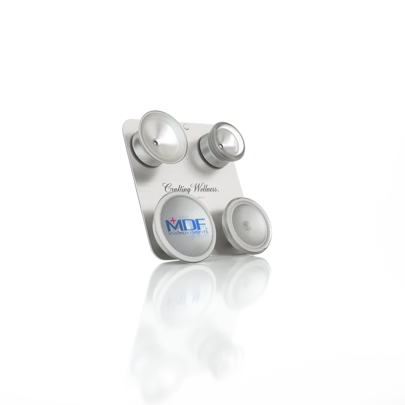Pediatrische & neonatale paviljoen voor stethoscoop MDF Procardial - titanium natuurlijk