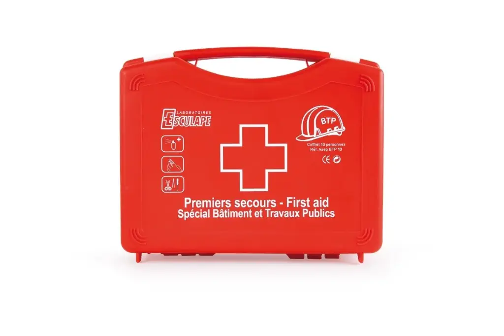 Trousse de secours ASEP BTP 10 de 5 à 10 personnes