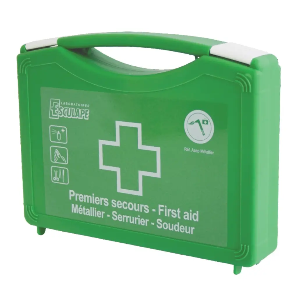 Trousse de secours ASEP Métallier - Soudeur- Serrurier Mallette