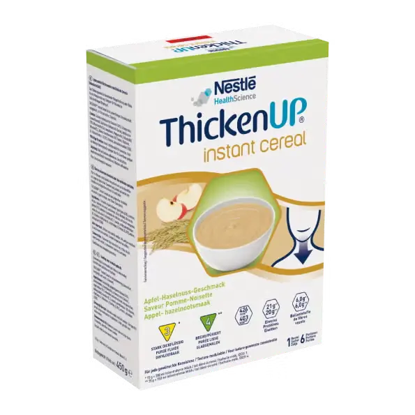 Nestlé Thickenup Instant Cerealien Apfel-Haselnuss 450g