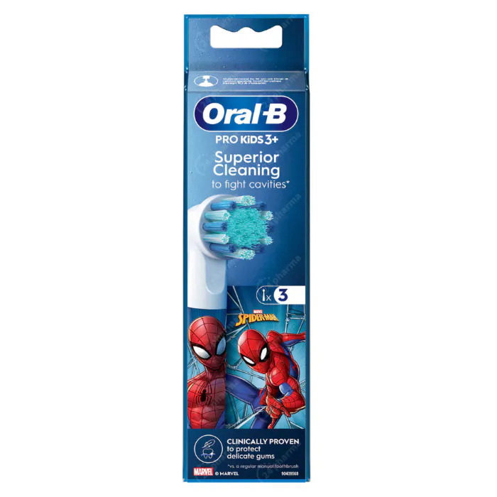 Brossettes Oral-B Pro Kids 3+ Spiderman (3)