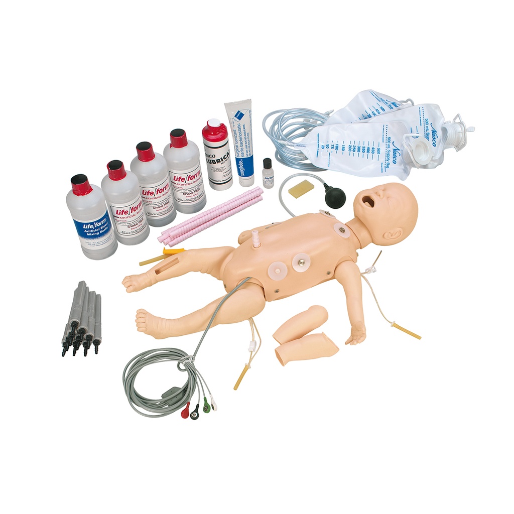 Mannequin de crise infantile de luxe avec ECG 3B Scientific®