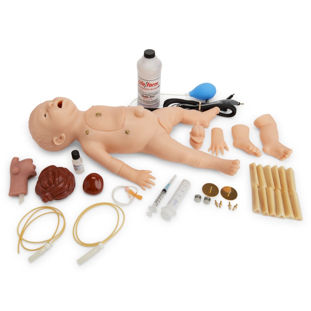 Simulateur RCP néonatal C.H.A.R.L.I.E. avec ECG 3B Scientific®