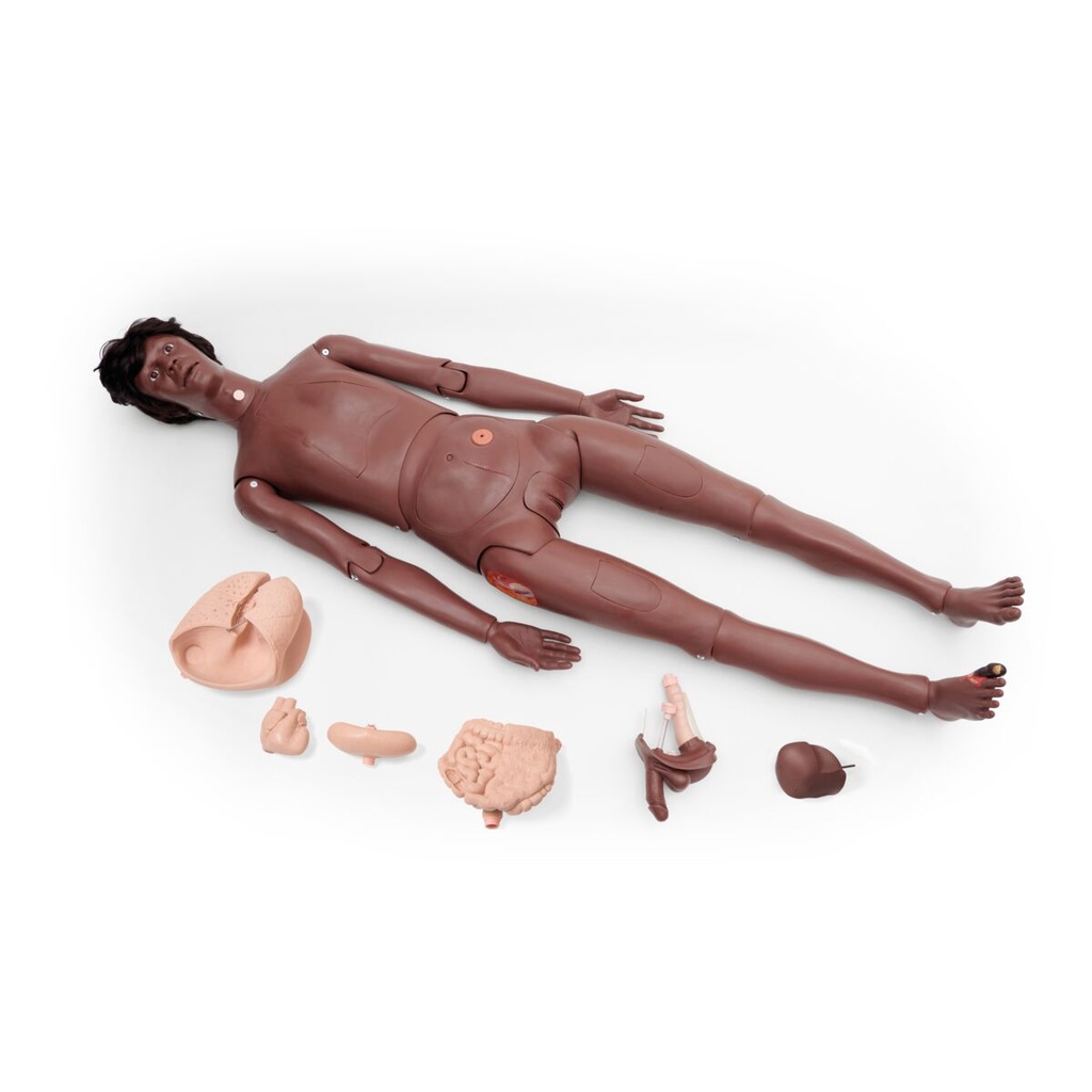 Mannequin de soins patient foncé PRO 3B Scientific®