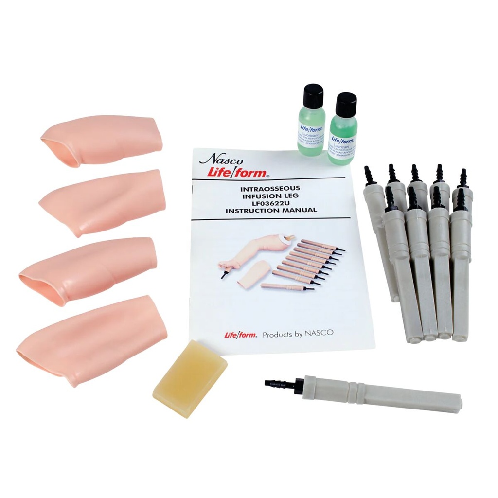 Peaux de jambe intra-osseuses x4 3B Scientific®
