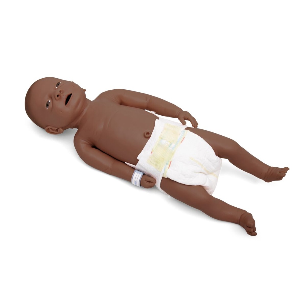 Modèle de soins pour bébé garçon à peau foncée 3B Scientific®