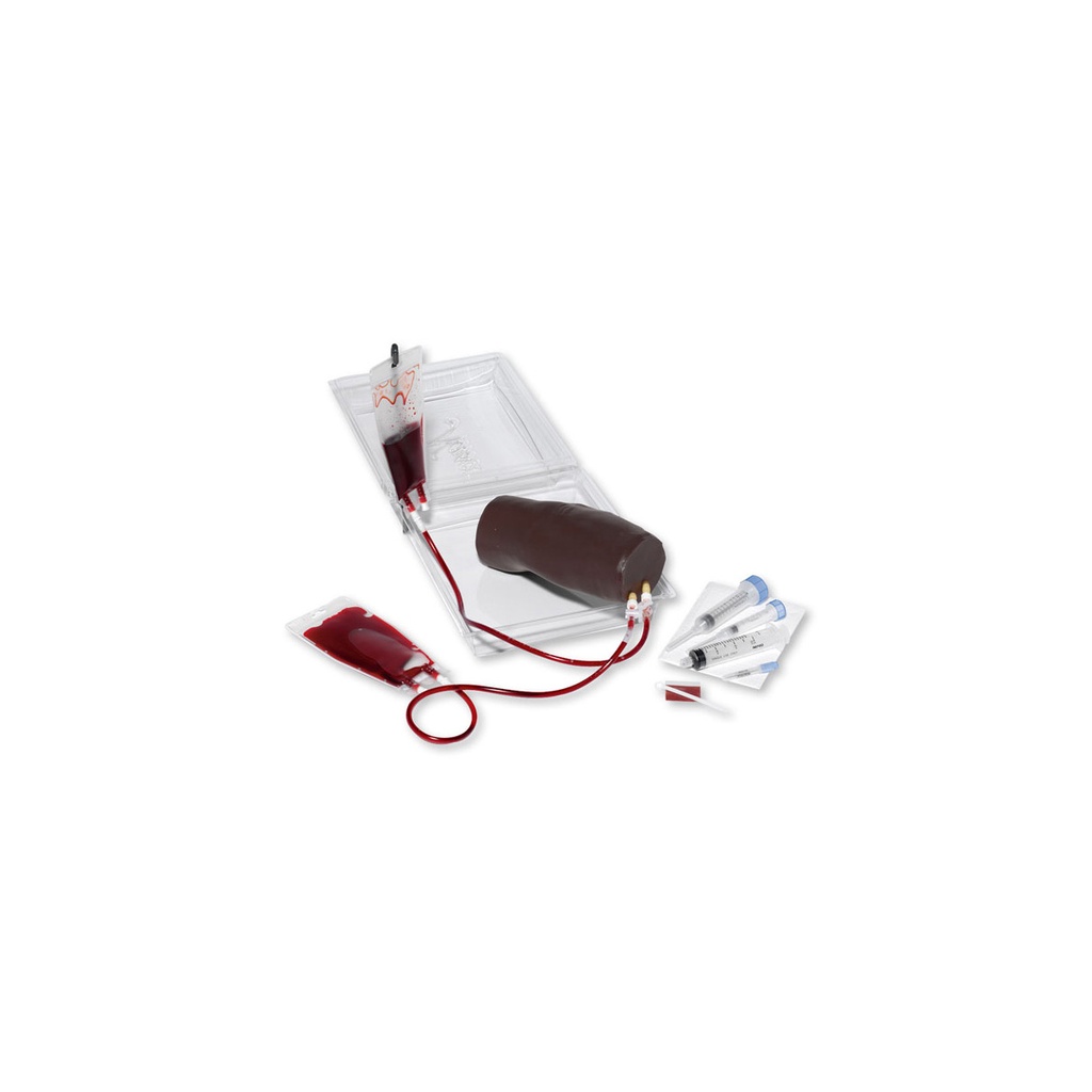 Simulateur de bras pour injection intraveineuse portable - Peau foncée 3B Scientific®