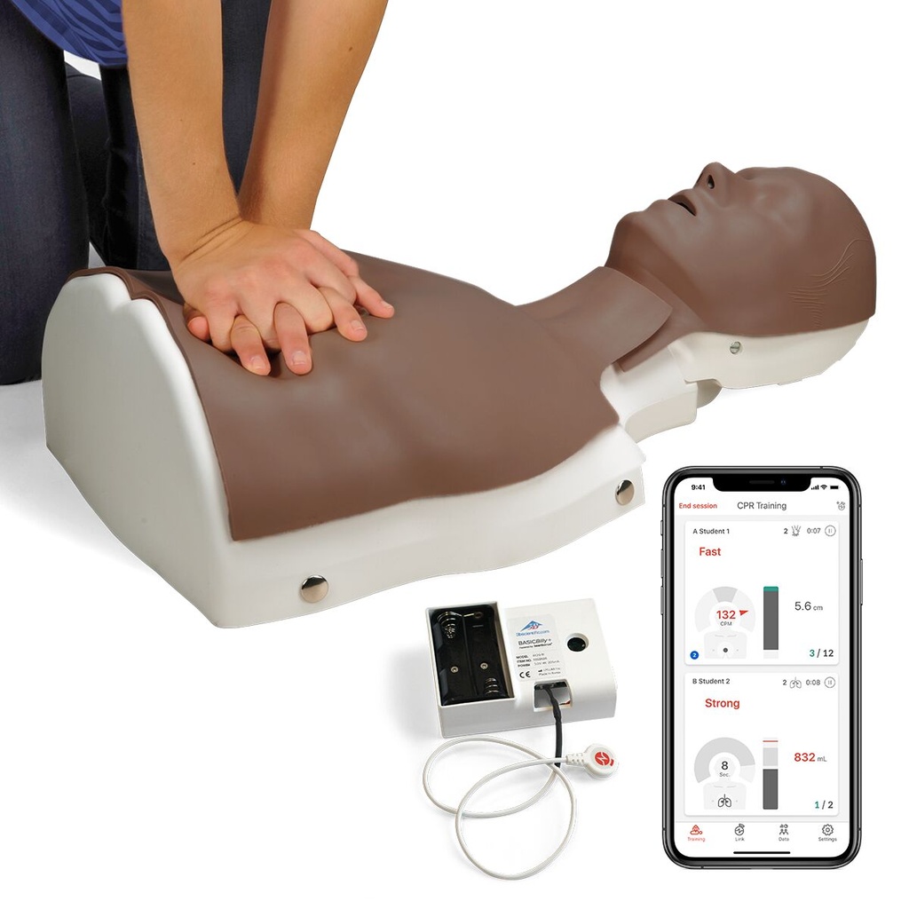 Simulateur de RCP BASICBilly+ Peau foncée 3B Scientific®