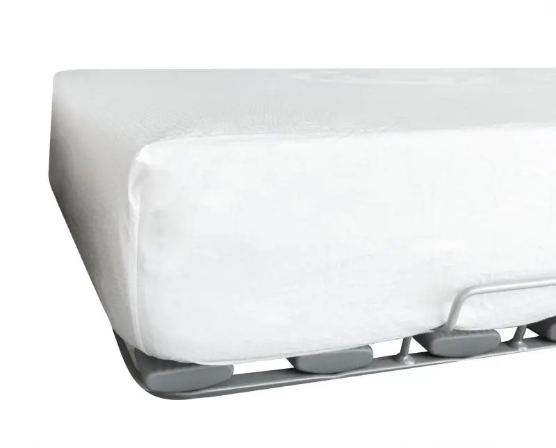 Protège-matelas avec élastique PVC blanc