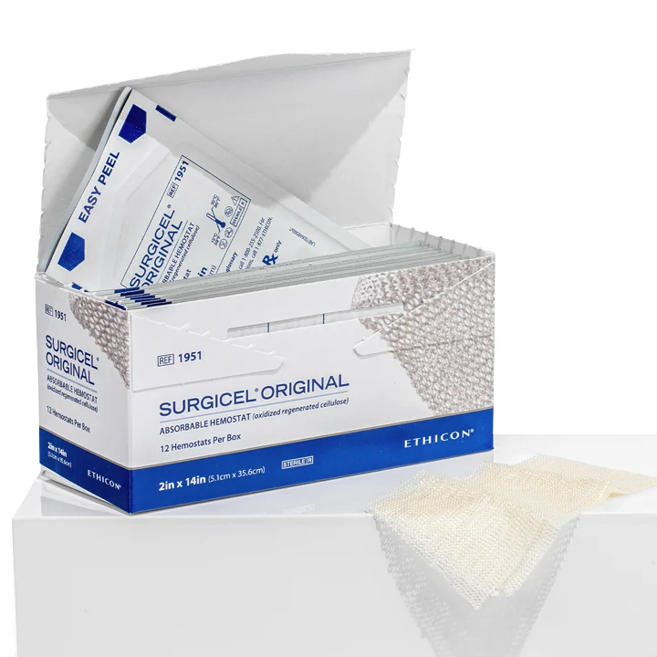 Hémostatique résorbable SURGICEL® Original, 5 x 35 cm
